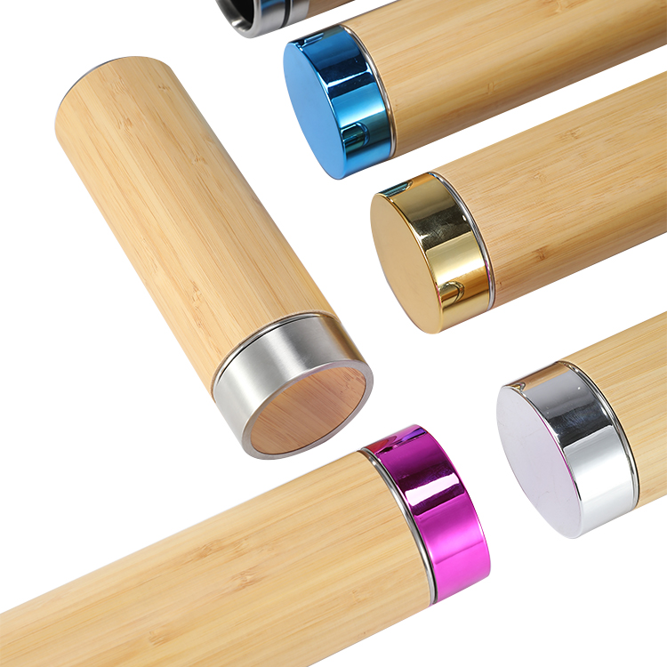 Bamboo Stainless steel insulated bottle