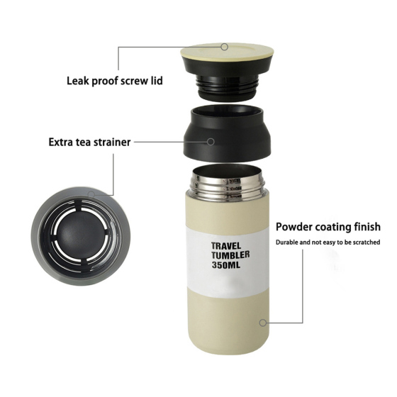 Wholesale Insulated Stainless Steel Wide Mouth Vacuum Travel Mug Flasks