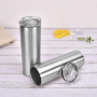Factory Price 30oz Skinny Tumblers Blank Sublimation Stainless Steel Straight Tumbler Cups Double Wall Insulated with Lids