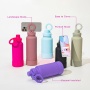 Custom 22Oz 32Oz Vacuum Adjustable Magnetic Lid Water Bottle With Phone Holder Magnet for Water Bottle Metal Ring