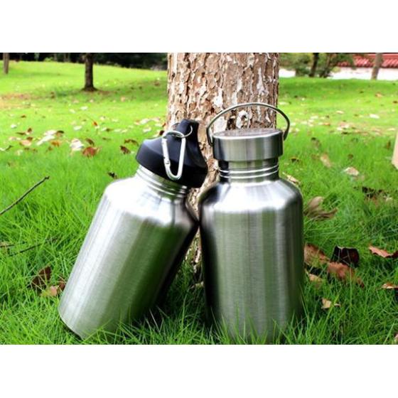 2.5L Single Wall 304 Stainless Steel Sport Water Bottle