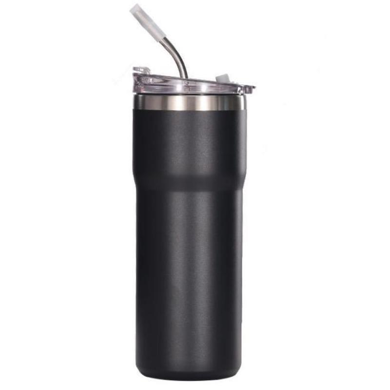 20OZ Double Wall Stainless Steel Tumbler with Straw