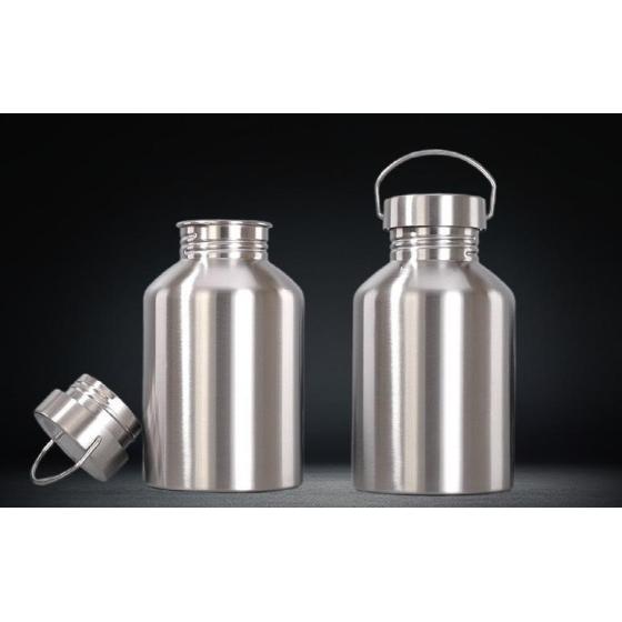 2.5L Single Wall 304 Stainless Steel Sport Water Bottle