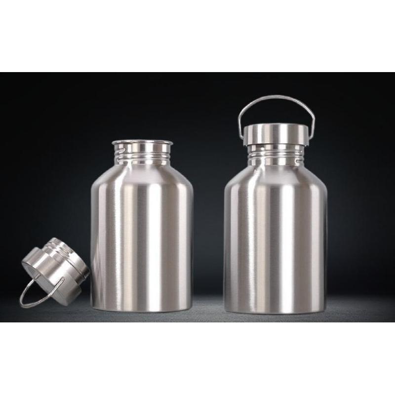 2.5L Single Wall 304 Stainless Steel Sport Water Bottle