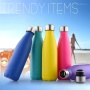 750 ml Double Wall Stainless Steel Outdoor Cola Shape Water Bottle