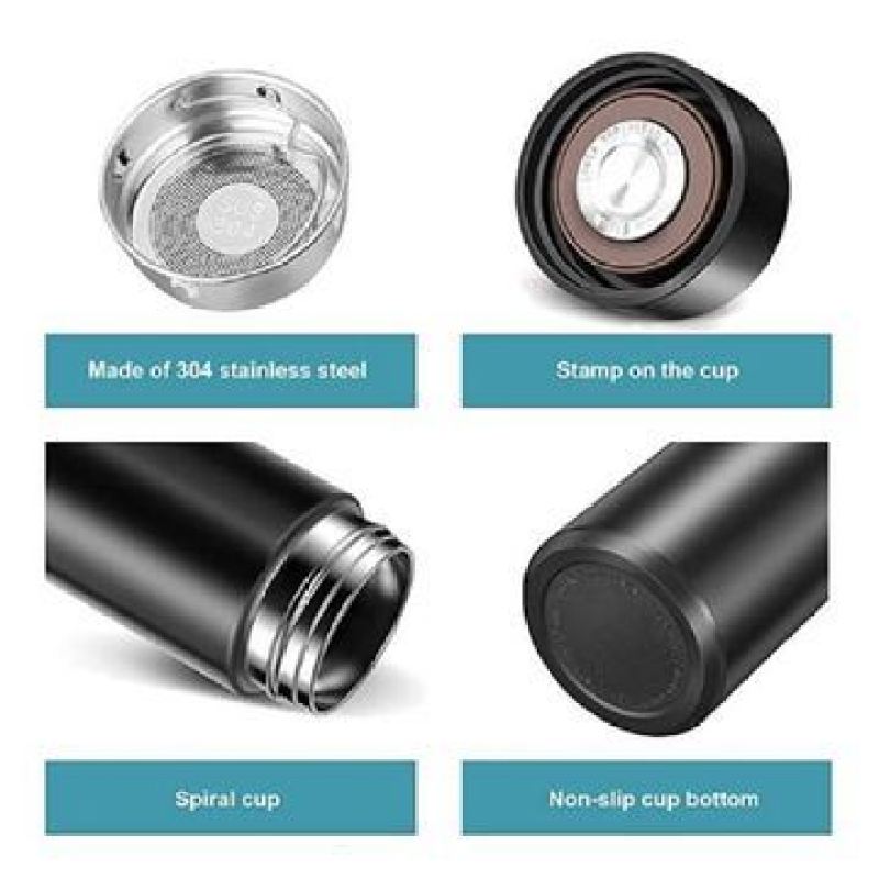 500ML Double Wall 304ss Tumbler with LED Lid
