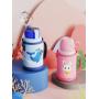 16oz Stainless Steel Insulated Flask for Kids with Cartoon Print