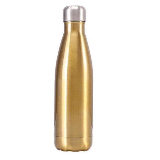 500ml Double Wall Vacuum Cola Shaped Water Bottle