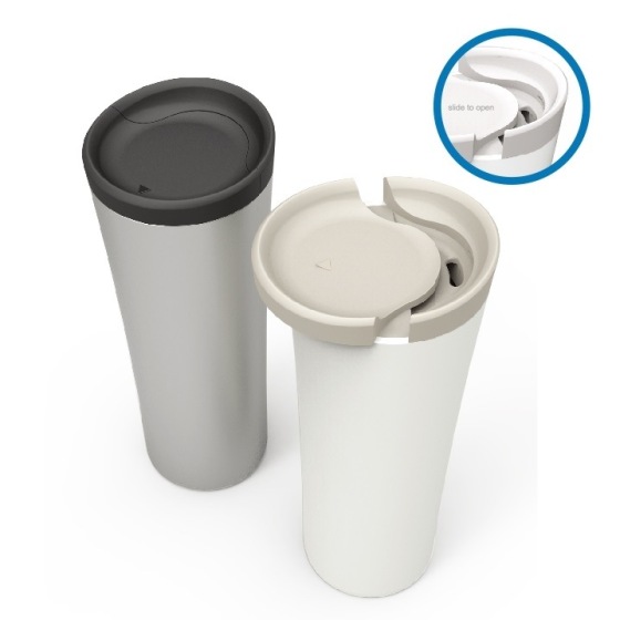 500ML Double Wall Stainless Steel Vacuum Tumbler with Push Cover