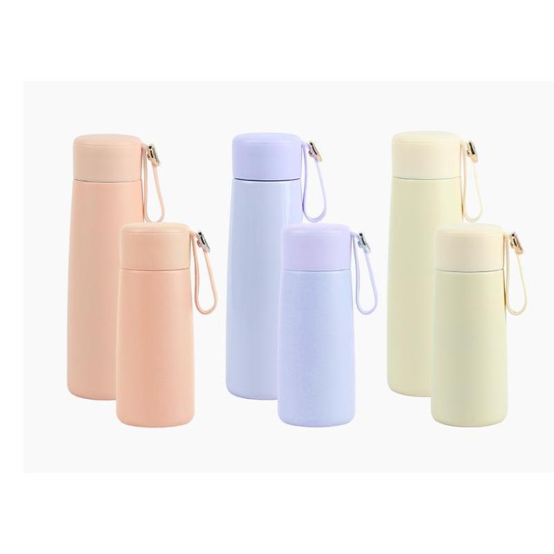 350ml Double Wall Stainless Steel Vacuum Water Bottle with Lifting Handle