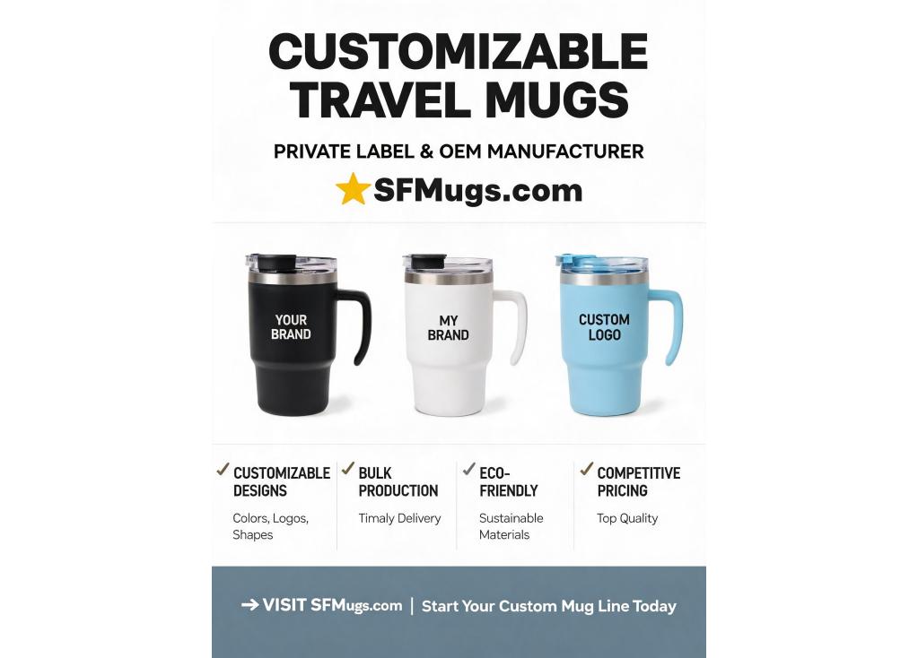 Customizable travel mug manufacturers for private label and OEM