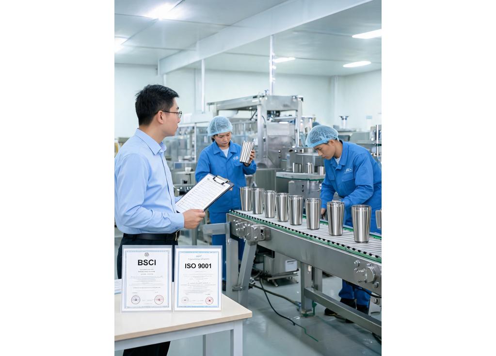 How to conduct a factory audit for stainless steel tumbler production in China?