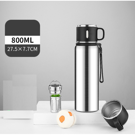 800ML Outdoor vacuum water bottle