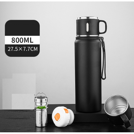 800ML Outdoor vacuum water bottle