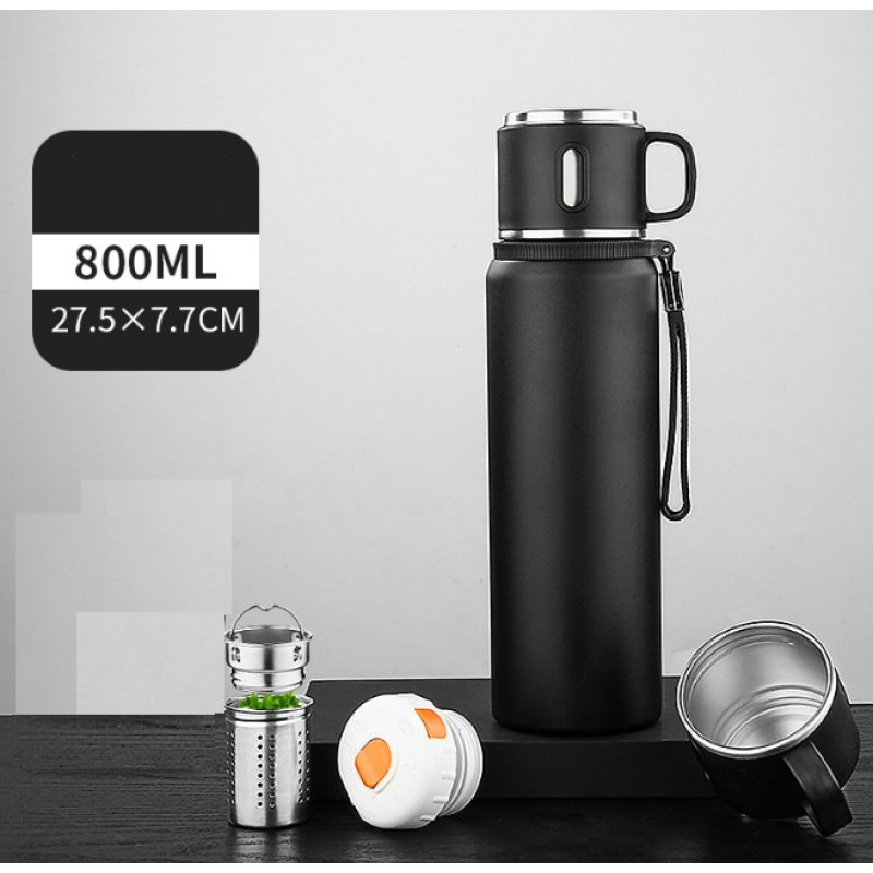 800ML Outdoor vacuum water bottle