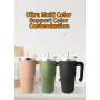 600ML double wall stainless steel tumbler with handle