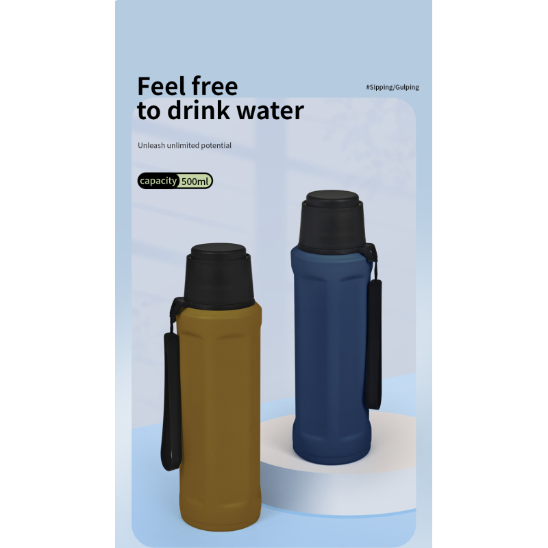 500ml Outdoor Stainless Steel Water Bottle