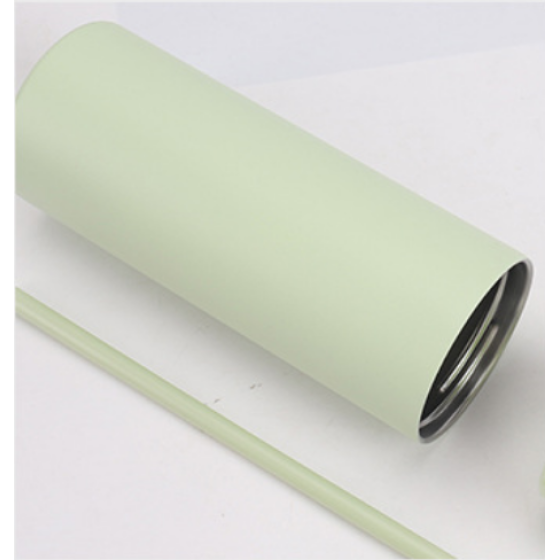 400ML double wall stainless steel mug with straw