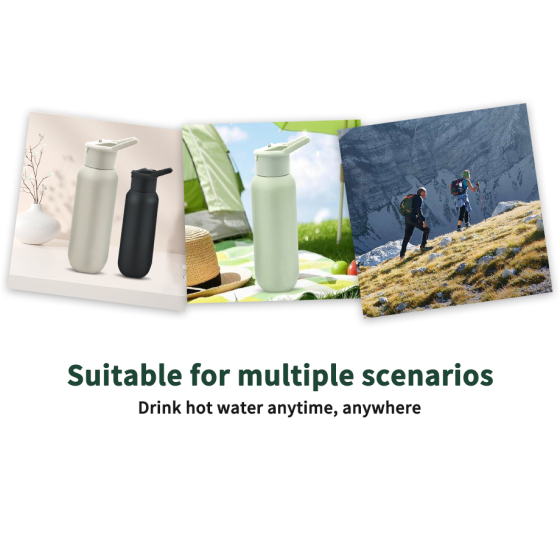 580ml/1000ml outdoor vacuum water bottle
