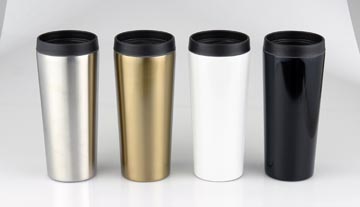 stainless steel coffee mug