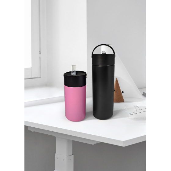 600ML/1L double wall stainless steel tumbler with handle