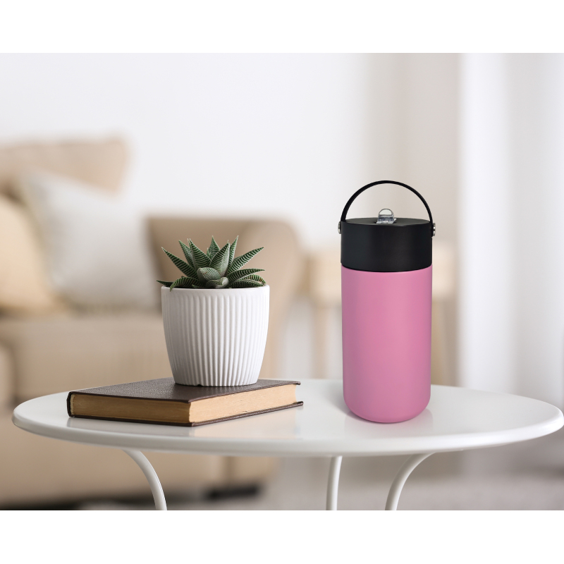 600ML/1L double wall stainless steel tumbler with handle