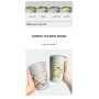 12oz Double wall Coffee mug with lid