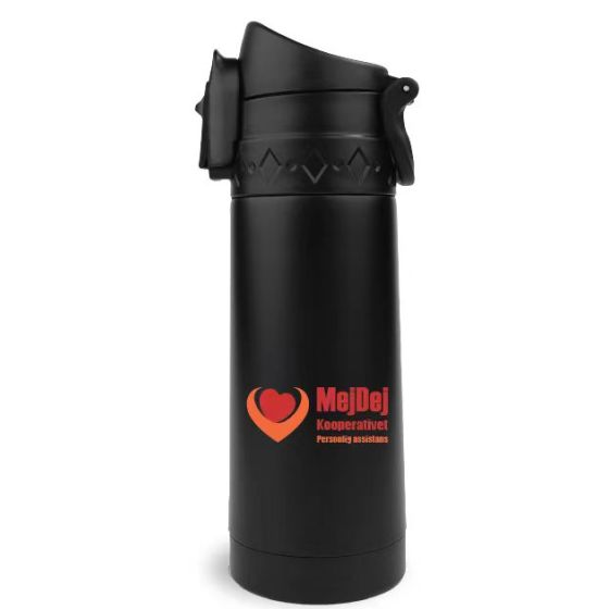 350ML double wall stainless steel bottle with press lid