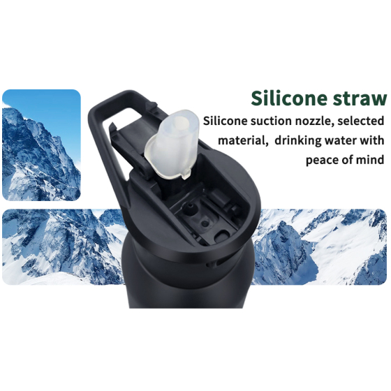 580ml/1000ml outdoor vacuum water bottle