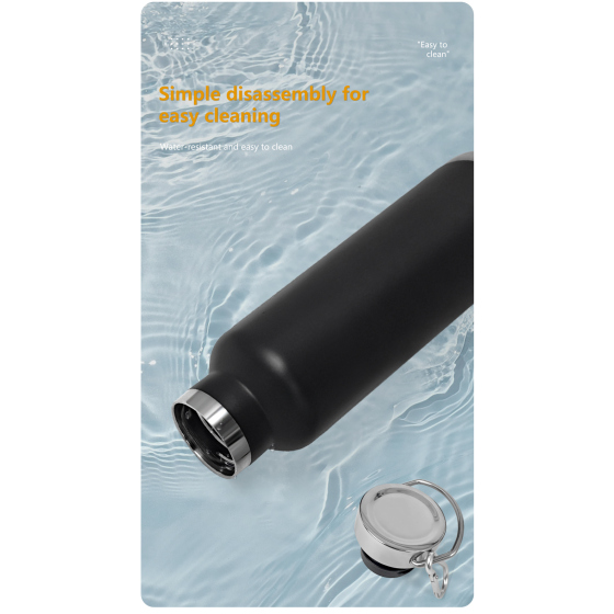 750ML double wall stainless steel outdoor water bottle