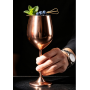 European style light luxury stainless steel high footed glass, wine glass, large capacity, drop resistant bar, champagne glass, dessert ice cream glass