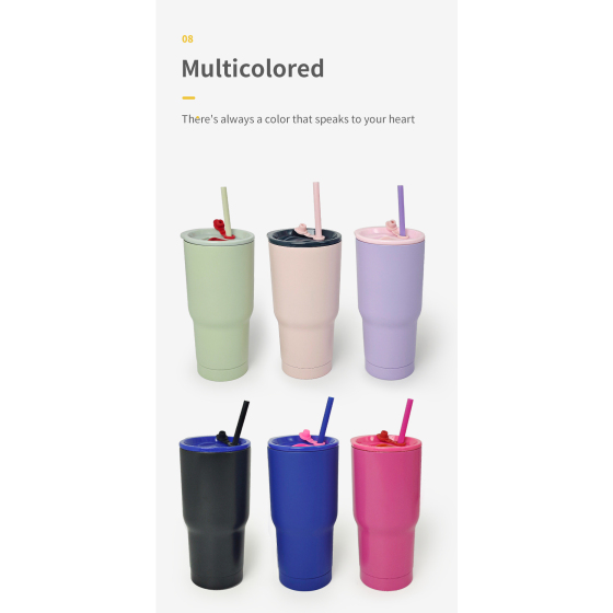 20oz double wall stainless steel vacuum travel cup