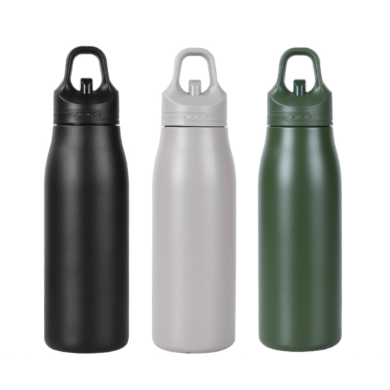 500ml double wall water bottle with one touch flip lid