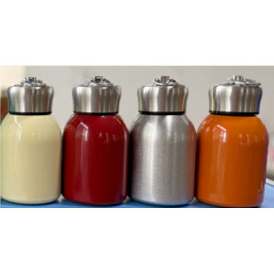 New Arrival: 300ml Small Capacity Double-Wall Stainless Steel Insulated Cup with Stainless Steel Handle Ring