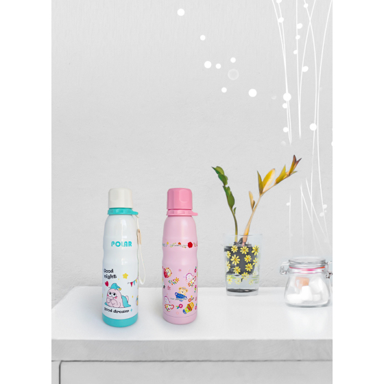 500ML double wall stainless steel cartoon water bottle