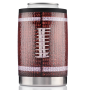12oz double wall vacuum can cooler with dual lid