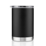 12oz double wall vacuum can cooler with dual lid