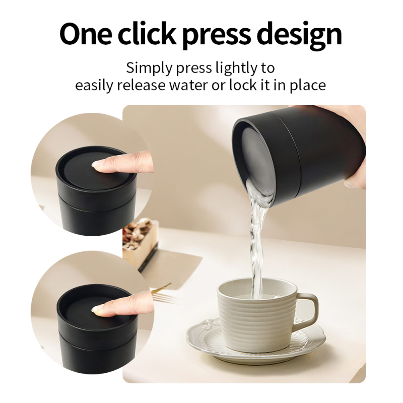 250ML double wall mug with 360 degree outlet lid 