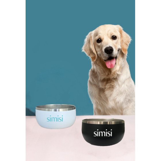 32oz/ 64oz double wall Pet bowl