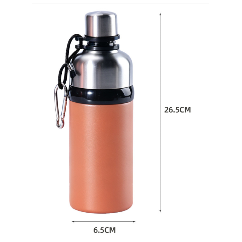 500ML/750MLpet water bottleSteel ball spout allows pets to drink easily even during car rides — just let them lick and sip