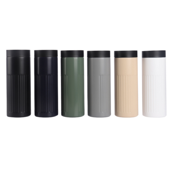 400ML Semi Vertical Stripe Style Coffee Mug