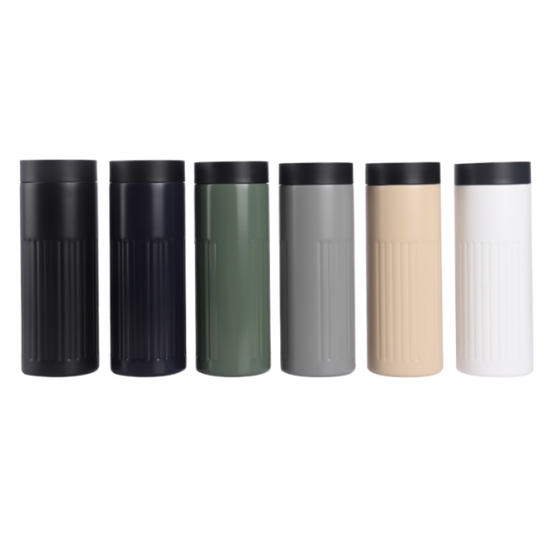 400ML Semi Vertical Stripe Style Coffee Mug