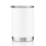 12oz double wall vacuum can cooler with dual lid