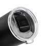 12oz double wall vacuum can cooler with dual lid