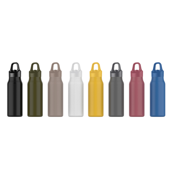 500ml double wall water bottle with one touch flip lid