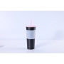 700ML Single Wall Stainless Steel Cup with Straw Lid & Non-slip Silicone Sleeve