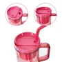 Factory Directly Customized 40oz Plastic Water Bottle BPA Free Car Cup with Handle and Straw Coffee Beer Mug Daily Use