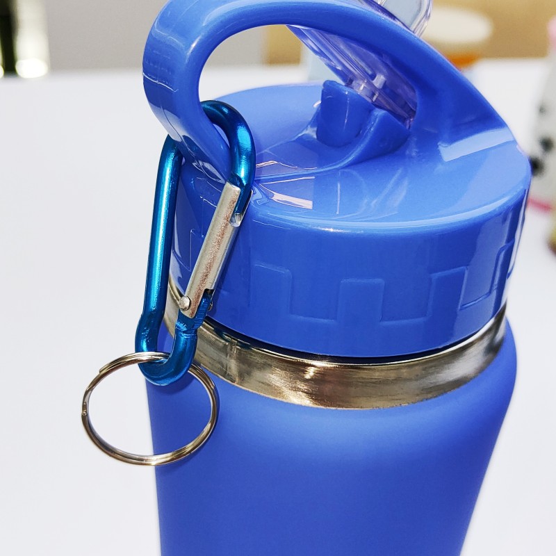 Custom Logo Waist shape Vacuum Flask Water Bottle 304 Inside Stainless Steel Double Wall Sport Water Bottle