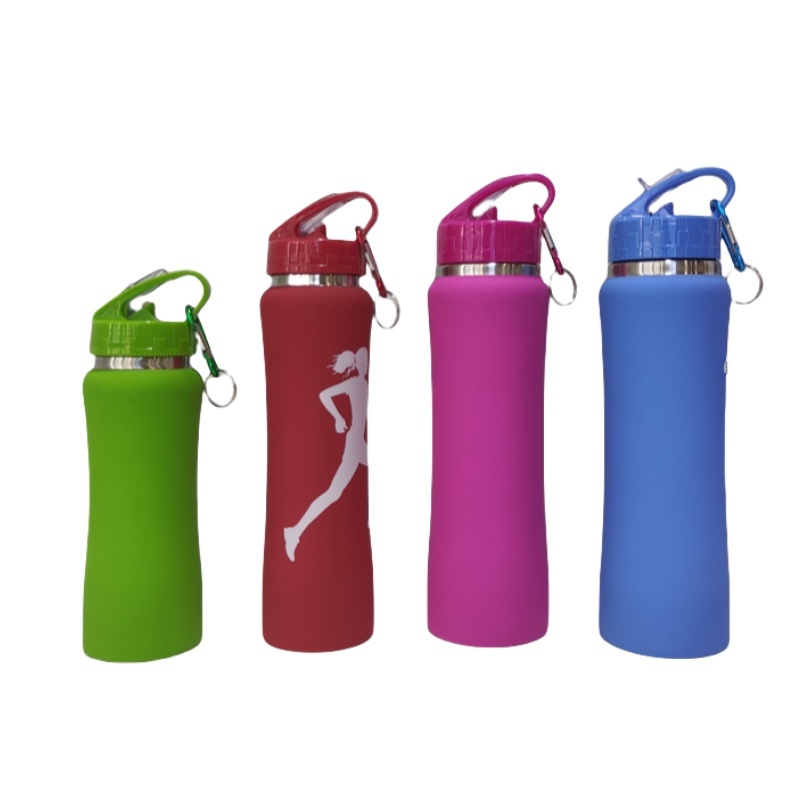 Custom Logo Waist shape Vacuum Flask Water Bottle 304 Inside Stainless Steel Double Wall Sport Water Bottle