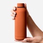 Wholesale 500/750ml Rubber Paint Tumbler Custom 304 Stainless steel Insulated Vacuum Cup Water Bottle Flask Travel Drink Bottle
